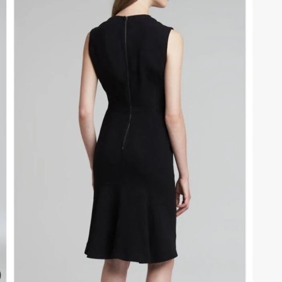 Burberry London Crepe V-Neck
Sleeveless Little Black Dress midi Sexy Size 8 - Picture 2 of 15